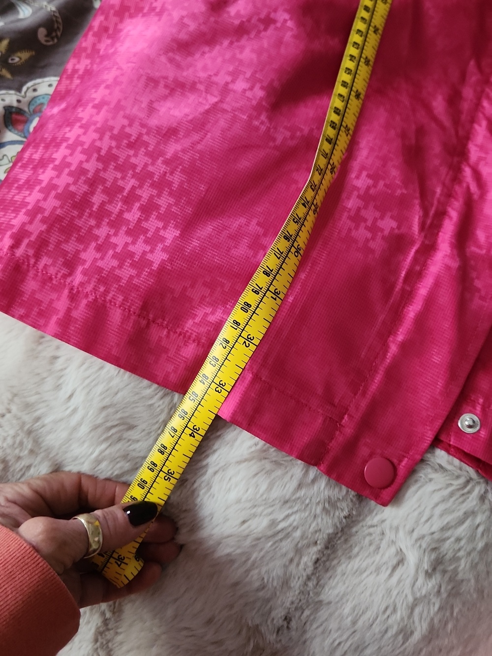 UBU Hot Pink Women's Lightweight Trench Coat - Picture 10 of 10